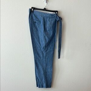 Banana Republic Women’s Linen/Cotton blend Blue Pants